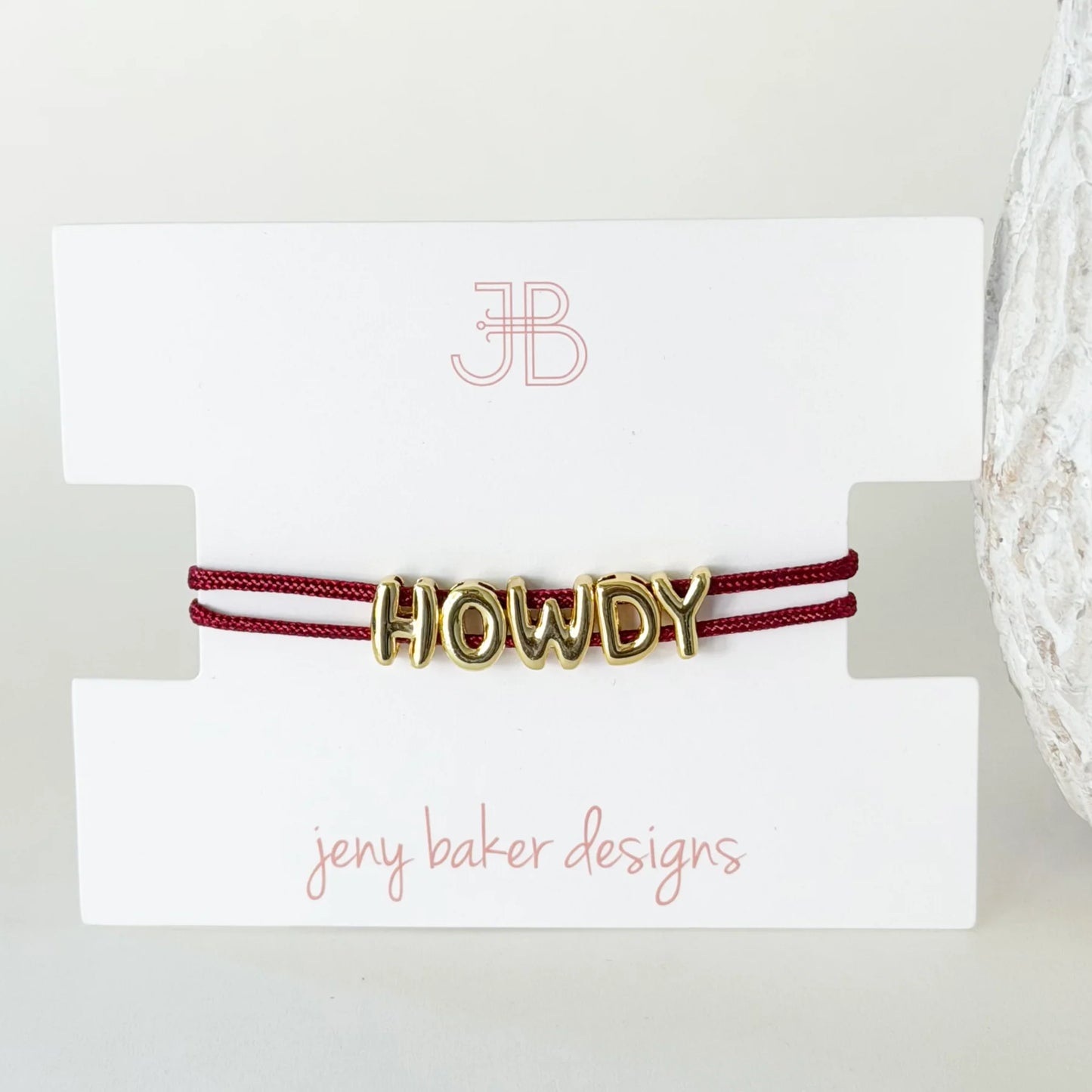 Collegiate Cord Bracelet