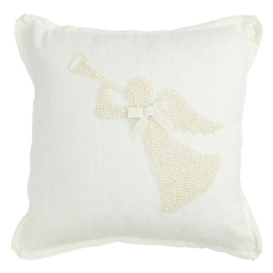 Angel Christmas Pearl Pillow