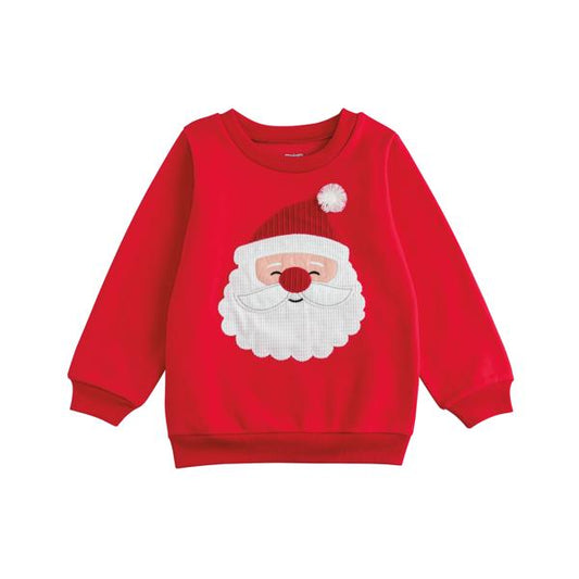 Applique Santa Sweatshirt - Toddlers