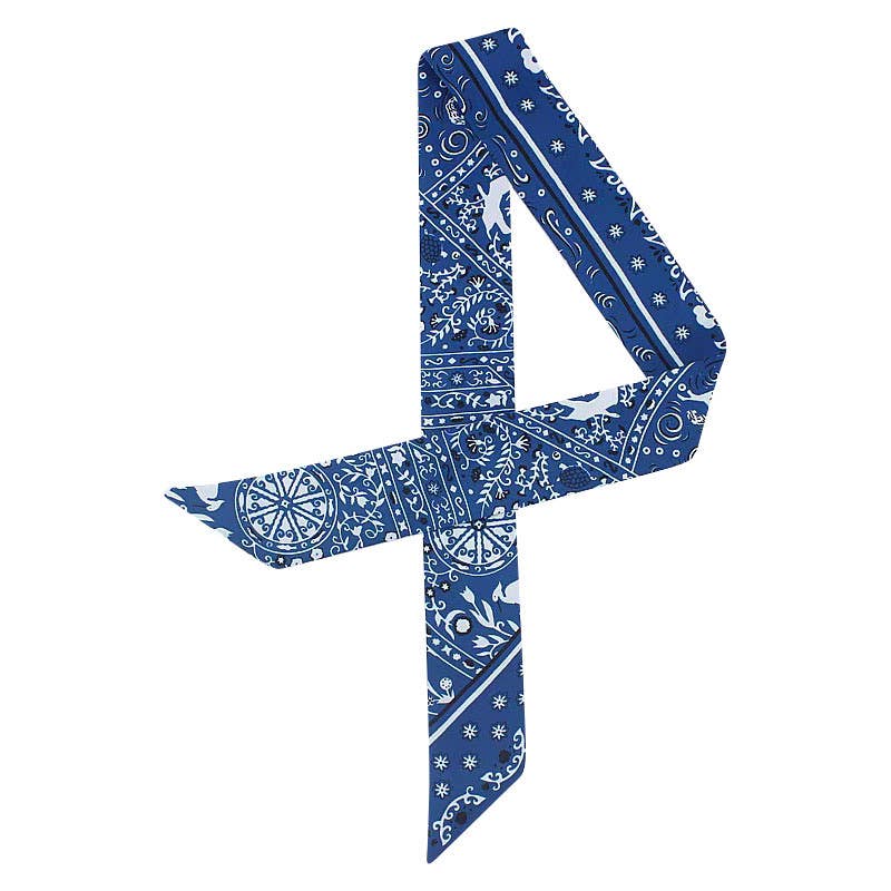 Bandana Scarf Solid: Royal Blue