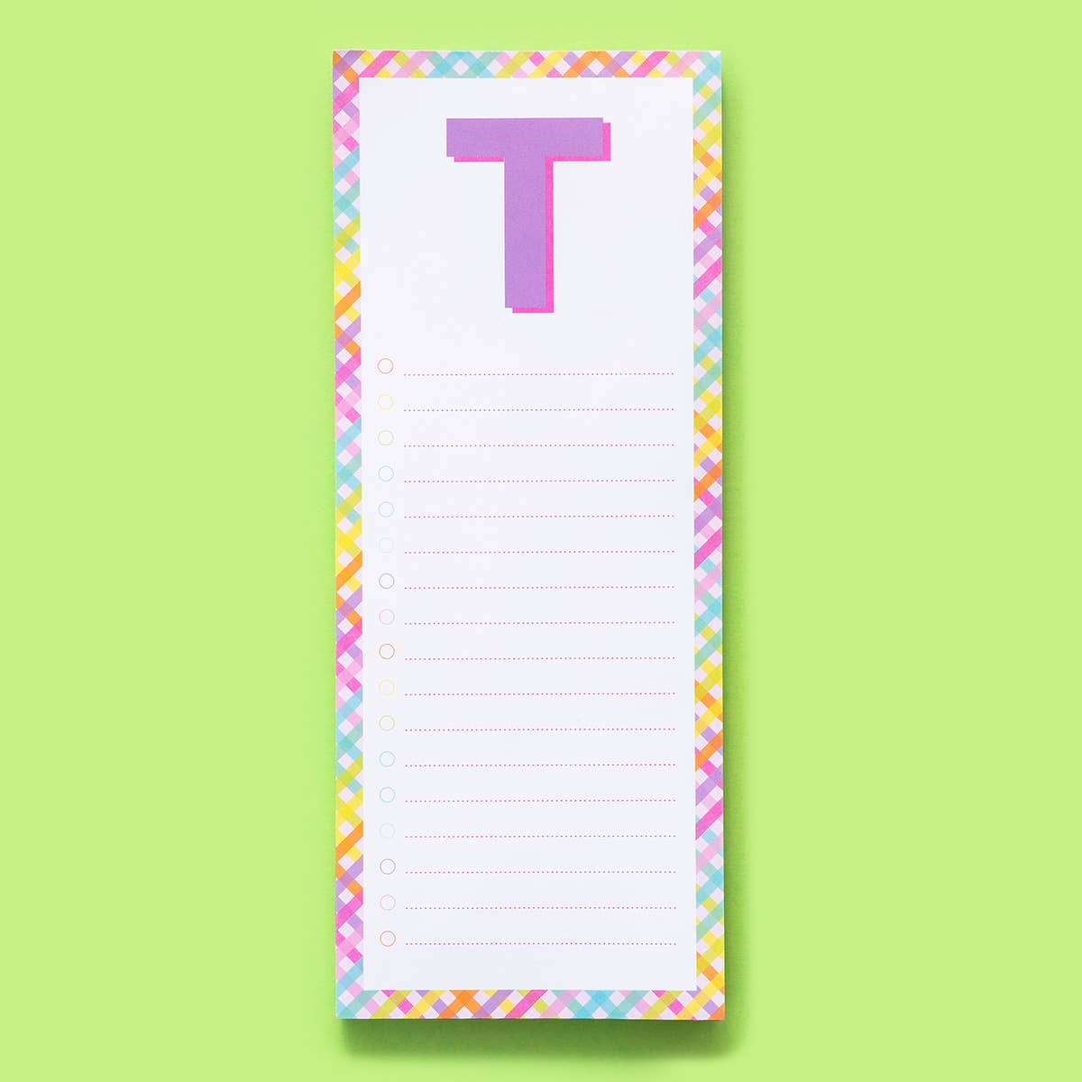 Letter List Pads A-Z: A