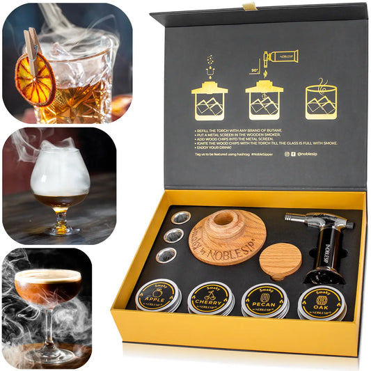Cocktail Smoker Kit - Gift Box, Smoke Whiskey, Old Fashioned
