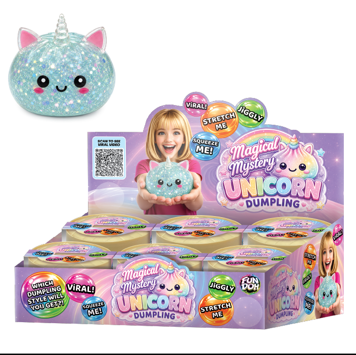 Fun Doh Unicorn Mystery Dumpling Squishy Toy
