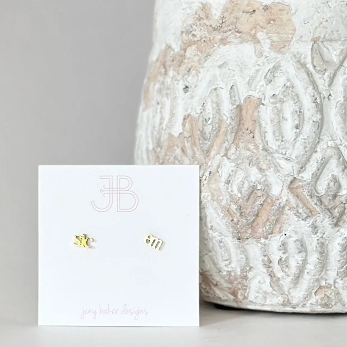 Collegiate Chant Earrings