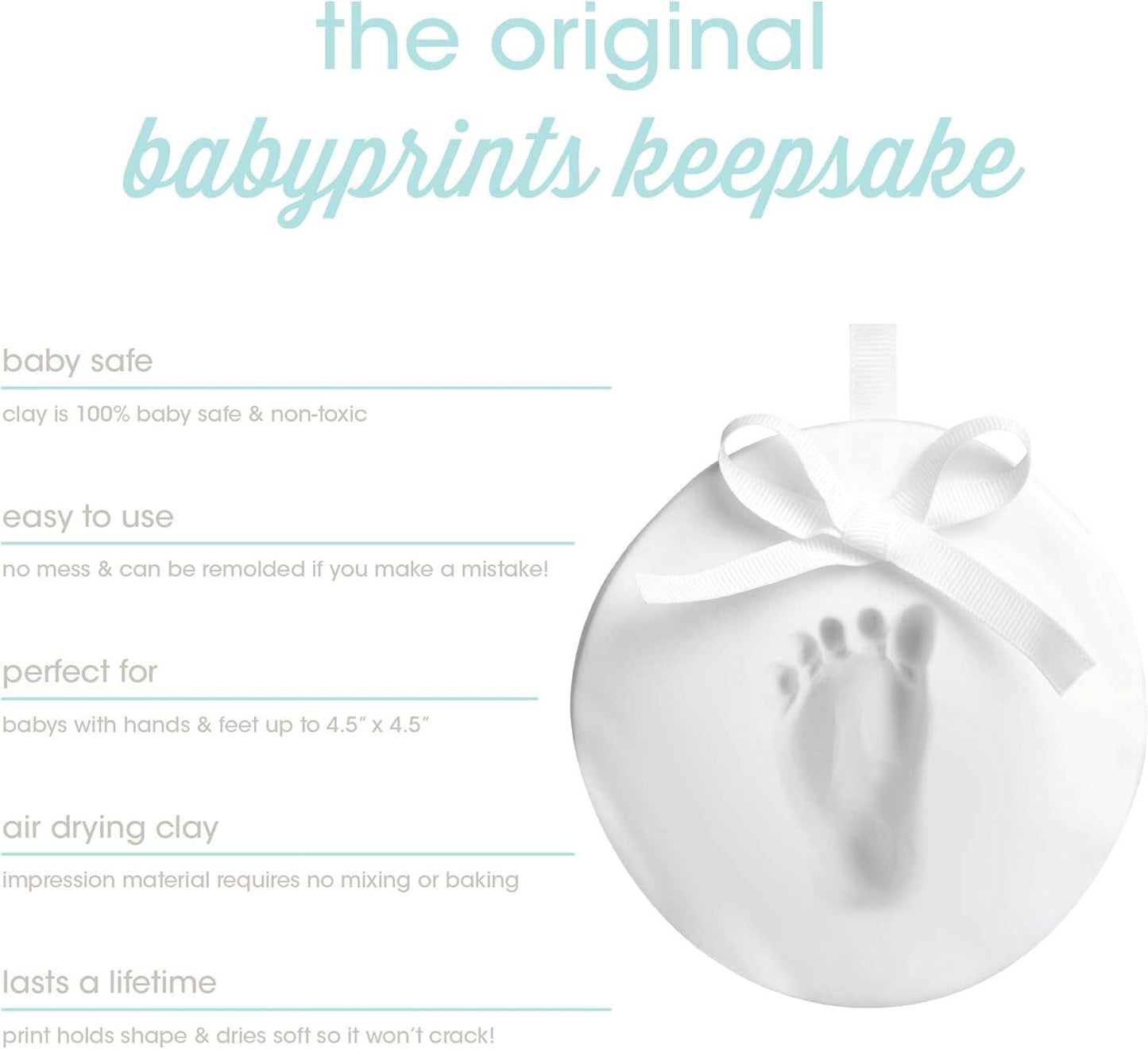 Newborn Gift Set, Baby Milestone Cards & Clay Keepsake Kit