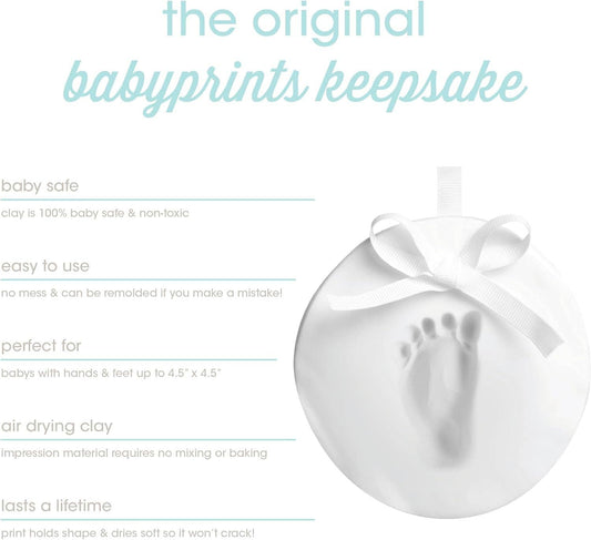 Newborn Gift Set, Baby Milestone Cards & Clay Keepsake Kit
