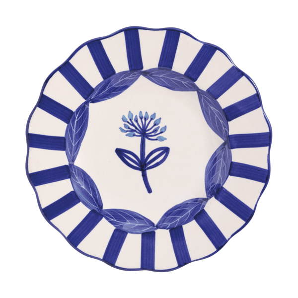 Blue Round Plate