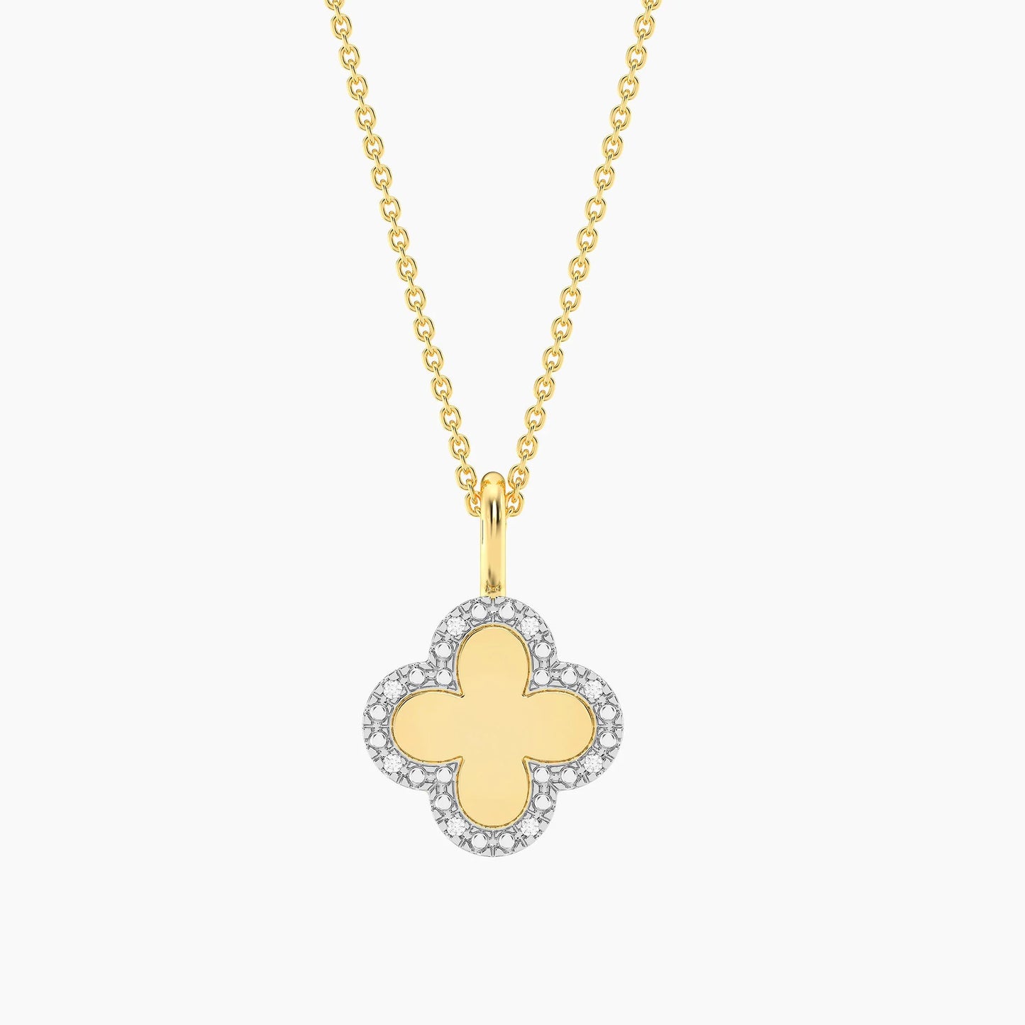 Gold Classic Bloom Pendant Necklace