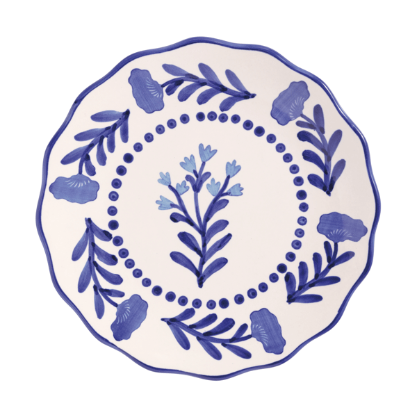 Blue Round Plate
