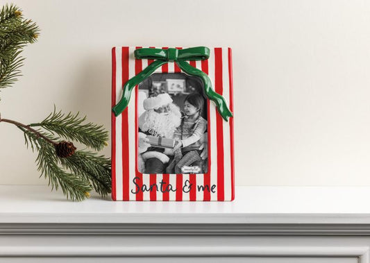 Ceramic Christmas Bow Frame