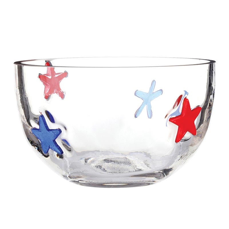 Star Icon Glass Snack Bowl