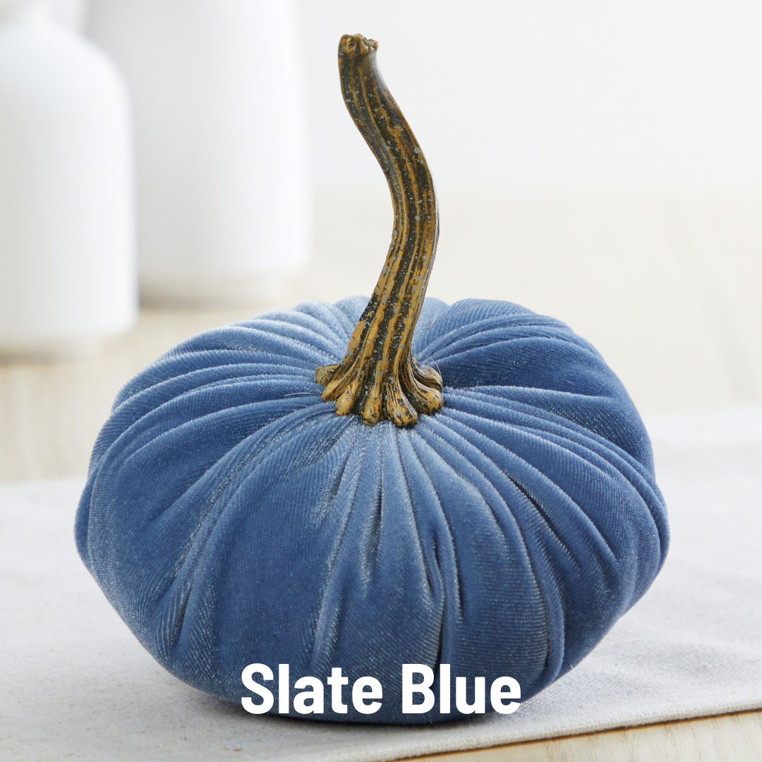 Pumpkin Small Velvet: Avocado