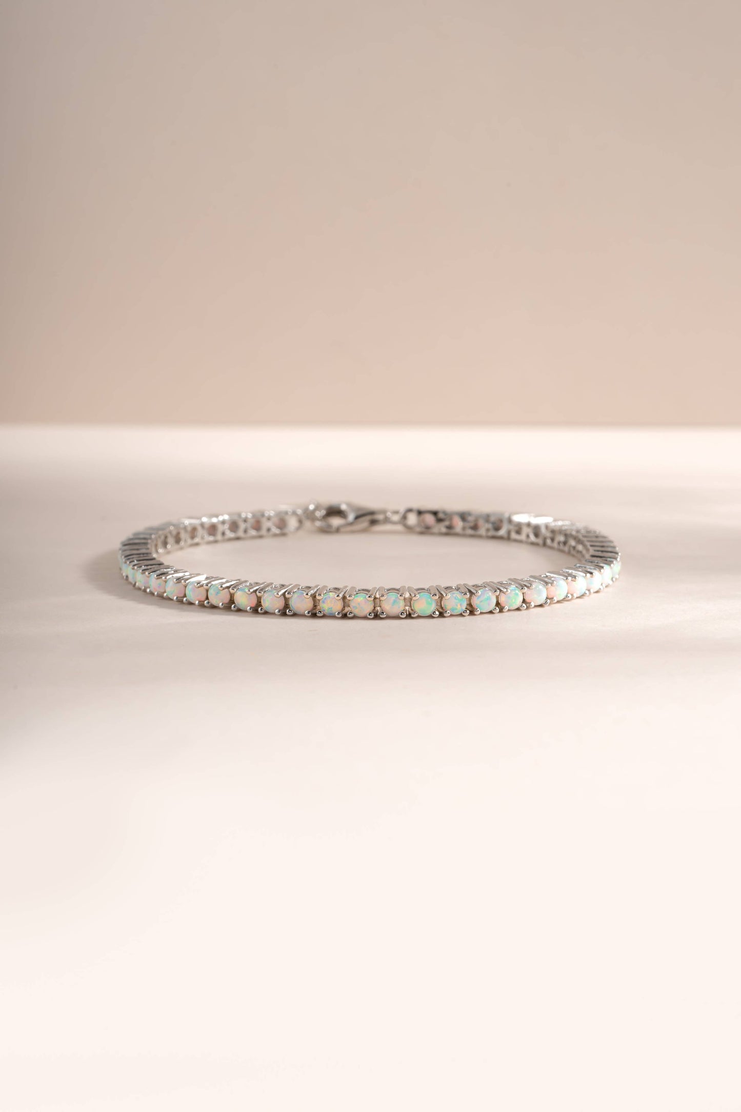 Opal Tennis Bracelet: 6.25" / Gold