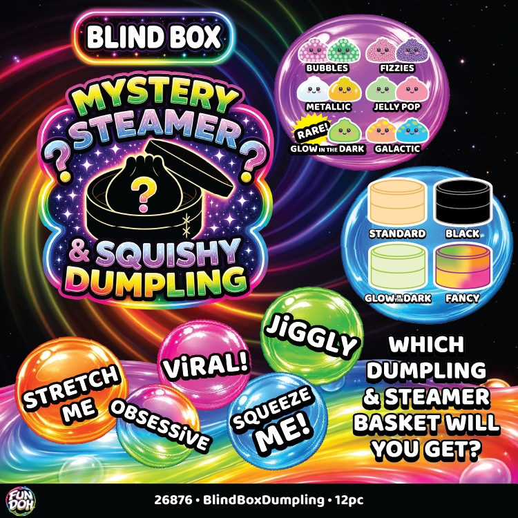 Fun Doh BLIND BOX Squishy Steamer Dumpling