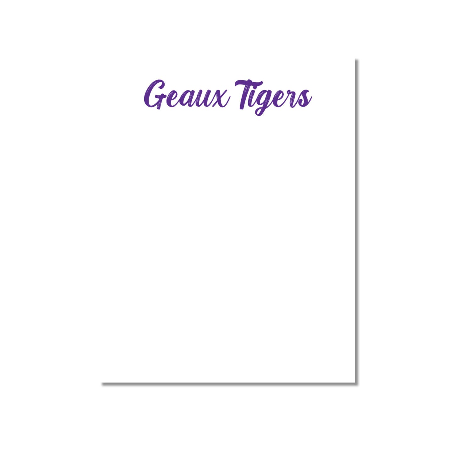 Collegiate Spirit Notepads: Go Frogs - TCU