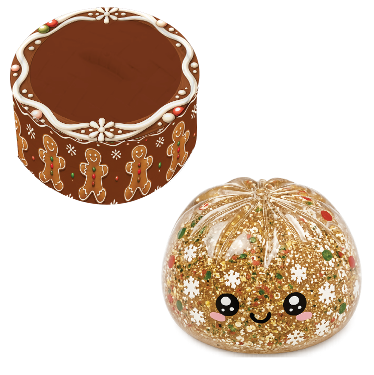 Fun Doh Christmas Squishy Dumpling Toy