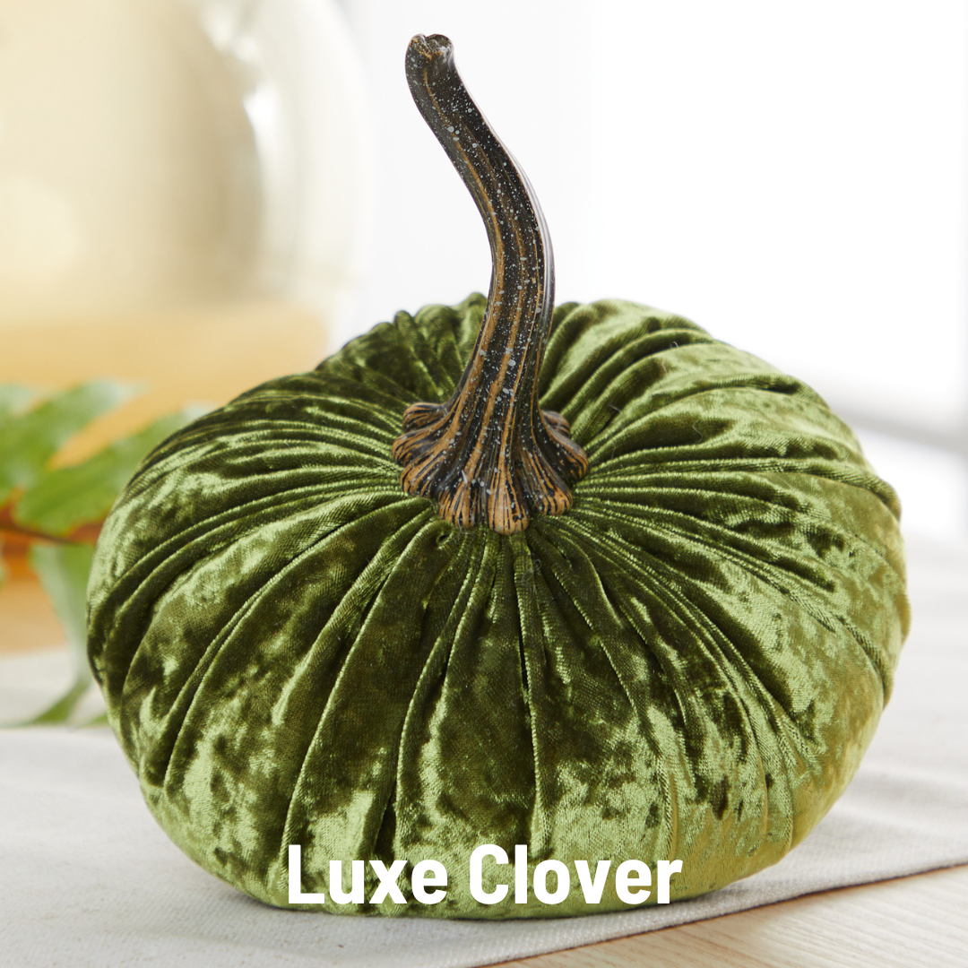 Pumpkin Small Velvet: Avocado