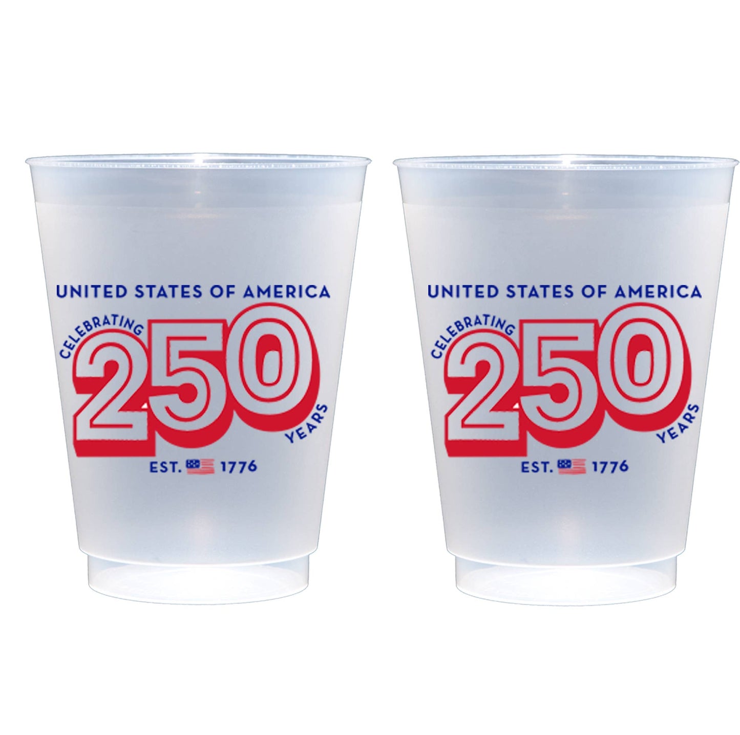 July 4th/Patriotic-America/USA 250 Frost Cup (10 ct bag)