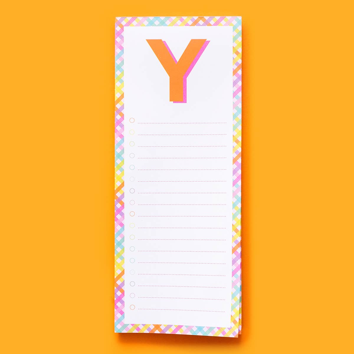 Letter List Pads A-Z: A