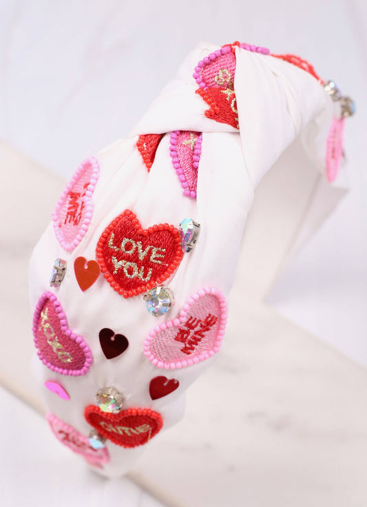 Crush on You Headband WHITE: Default