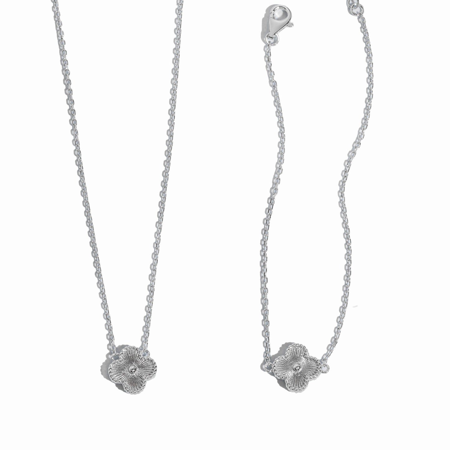 Ella Four Leaf Clover Necklace: Gold