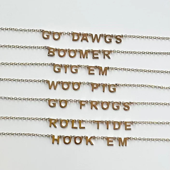 Collegiate Chant Necklace