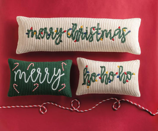 Christmas Chunky Knit Pillows