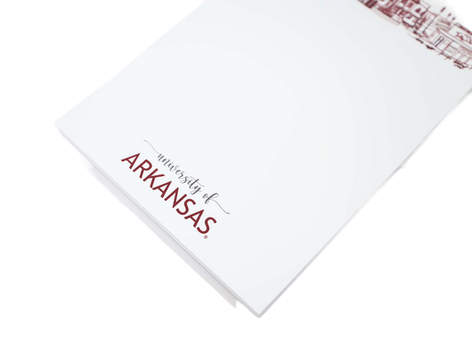 Campus Skyline Notepad - University of Arkansas/Fayetteville