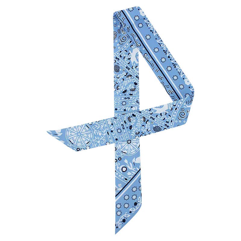 Bandana Scarf Solid: Light Blue