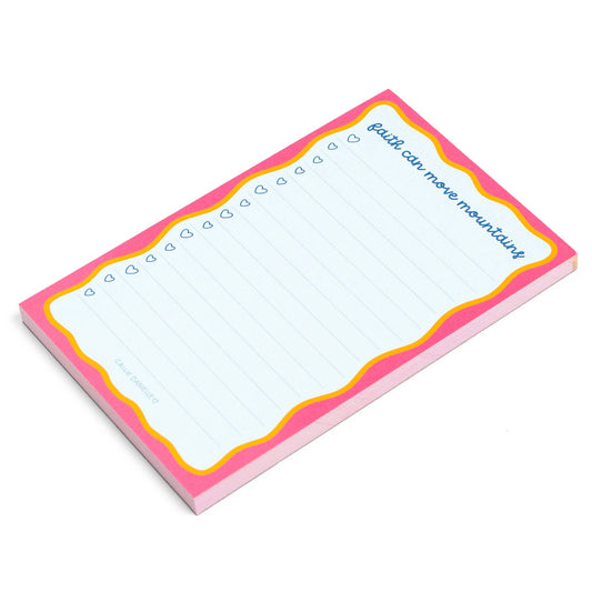 Faith Can Move Mountains 4x6 Notepad