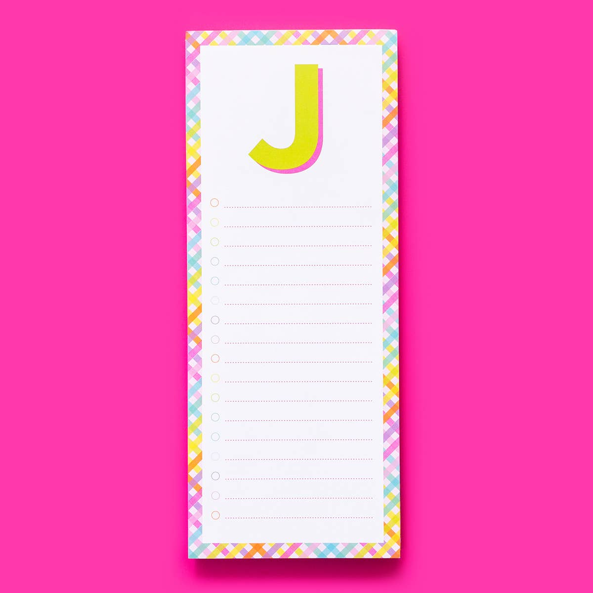 Letter List Pads A-Z: D