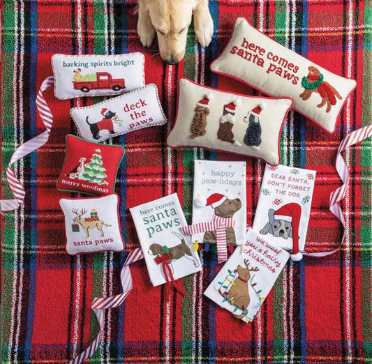 Christmas Dog Pillow
