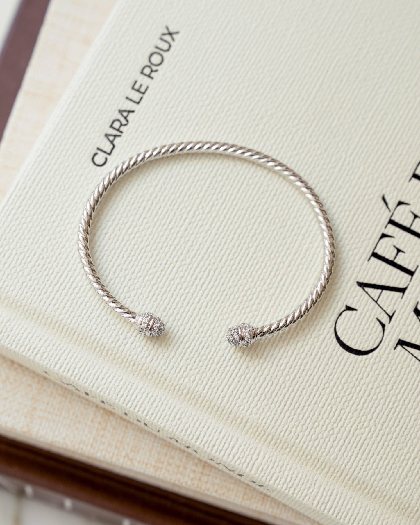 Twisted Bangle Cuff: Gold / 6.25"