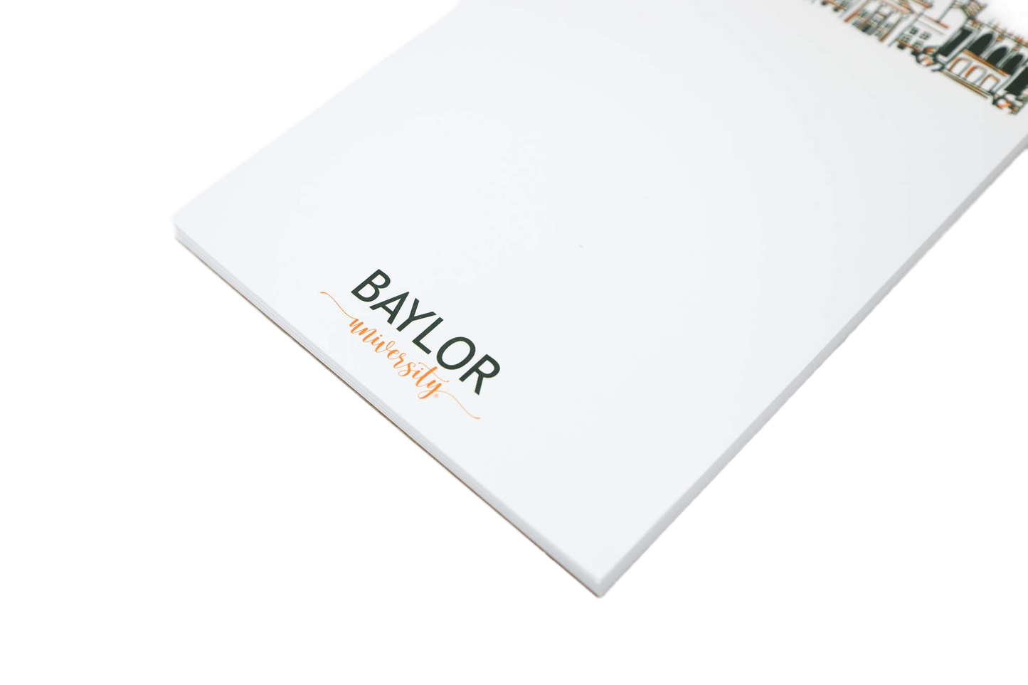 Campus Skyline Notepad - Baylor University/Waco