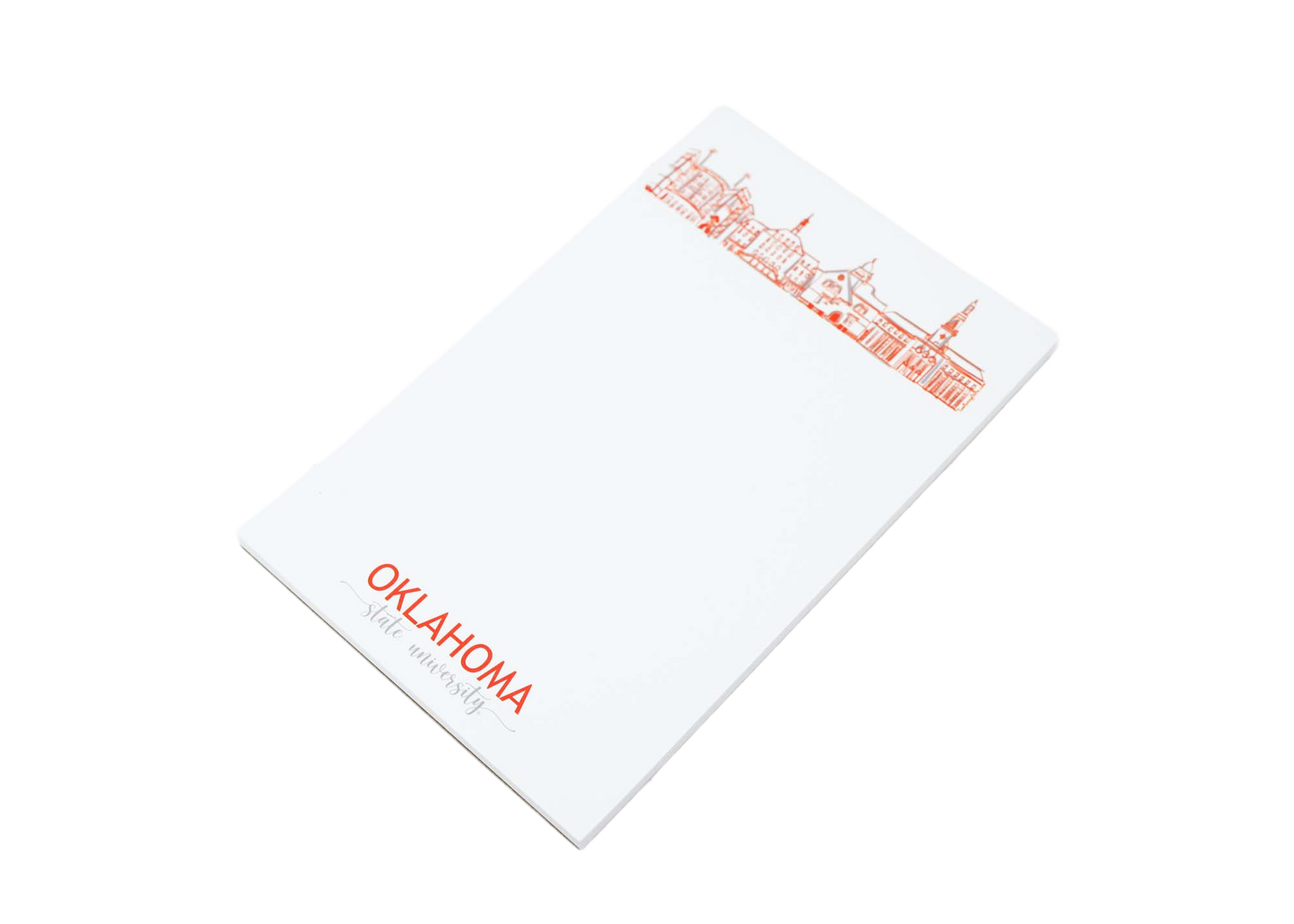 Campus Skyline Notepad - Oklahoma State/Stillwater