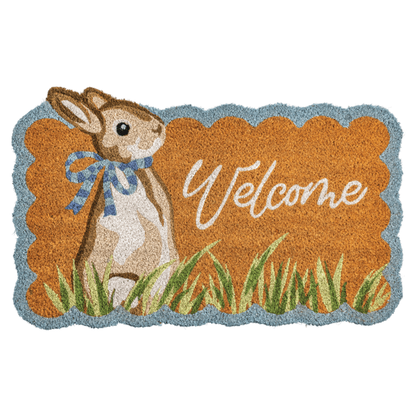 Easter Scalloped Doormat