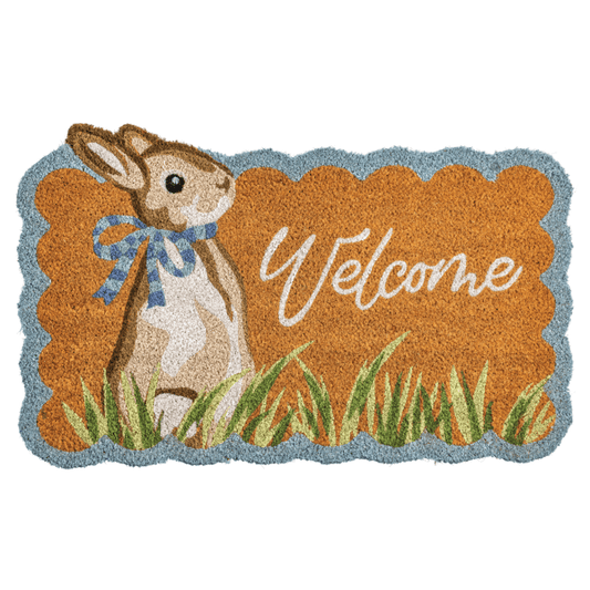 Easter Scalloped Doormat