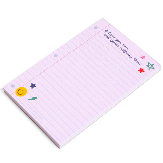 Believe You Can Smiley Notepad