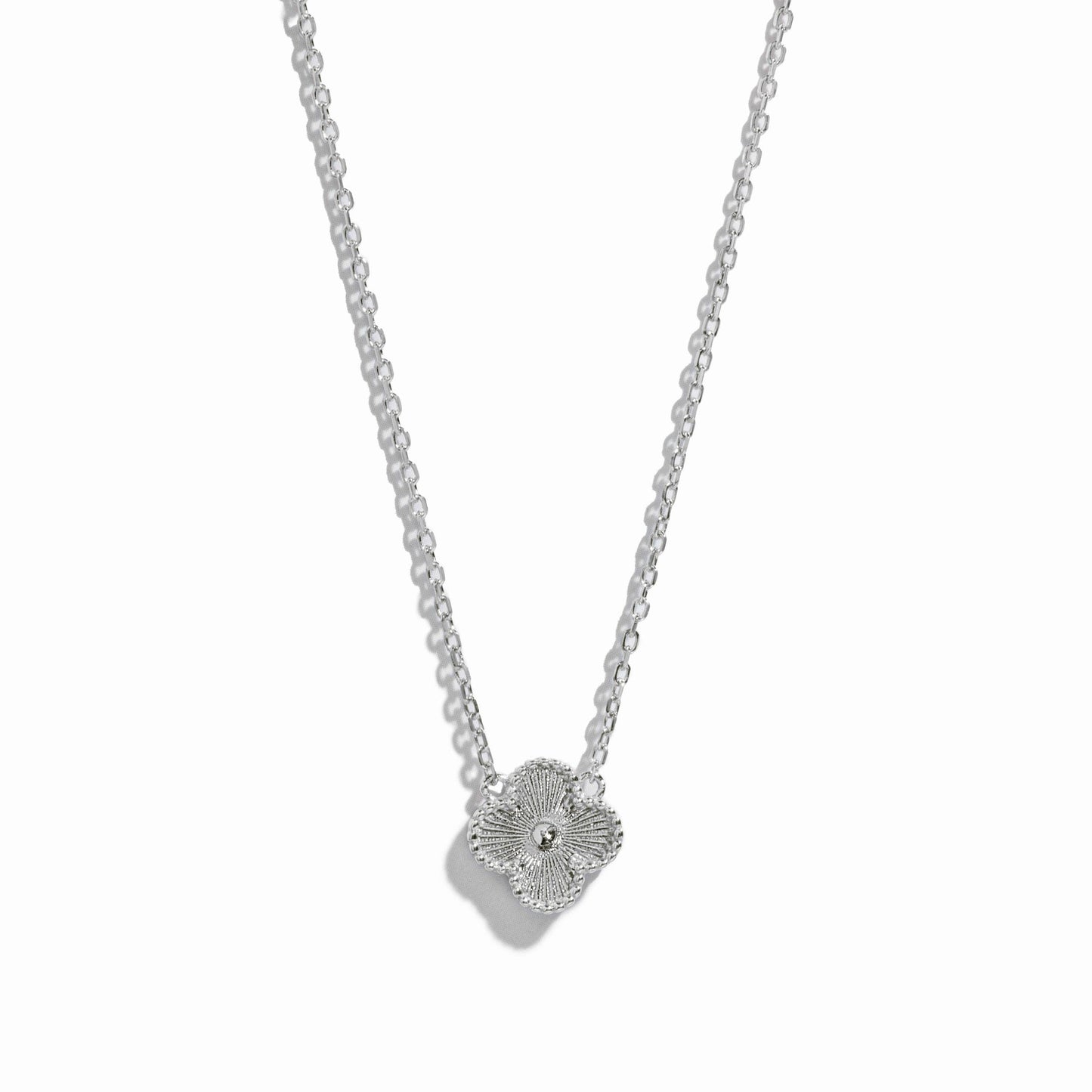 Ella Four Leaf Clover Necklace: Gold