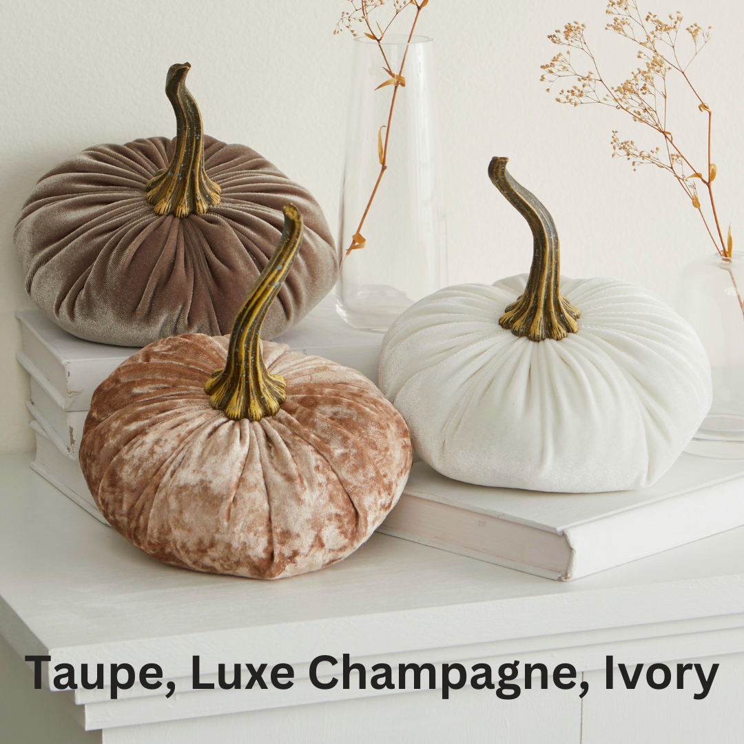 Pumpkin Small Velvet: Avocado