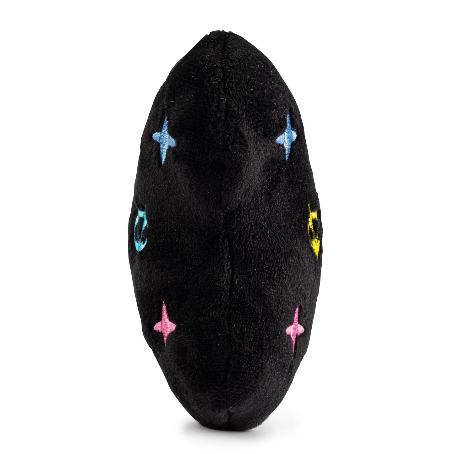 Black Monogram Chewy Vuiton Bone Squeaker Dog Toy: Large