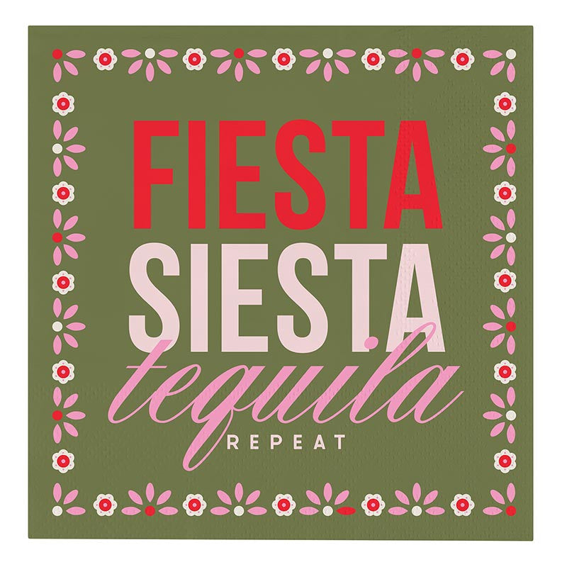 Fiesta Siesta Cocktail Napkins