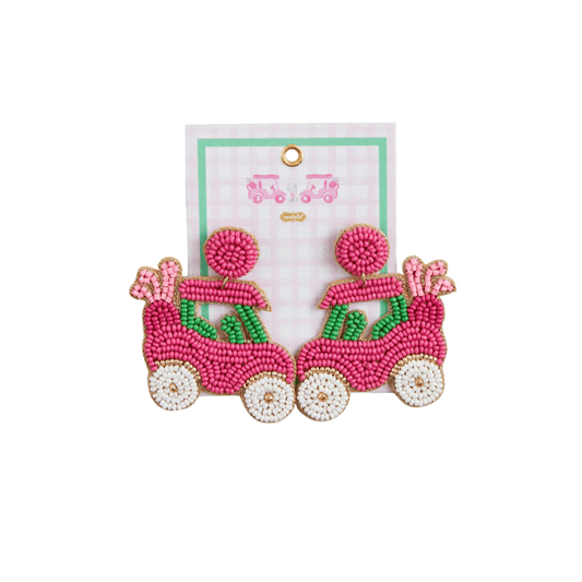 Beaded Sports Earrings