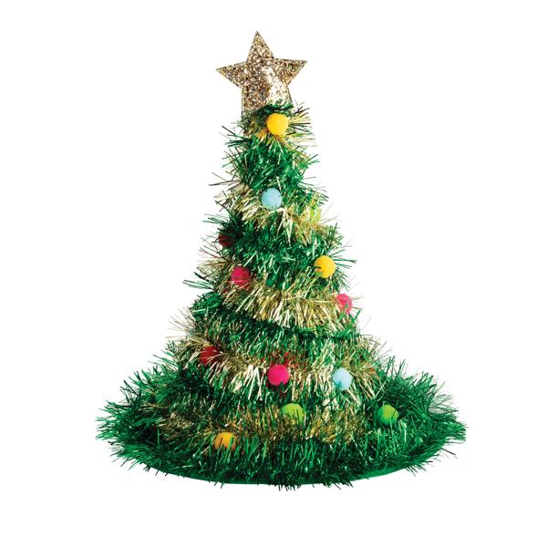 Singing Tinsel Tree Hat
