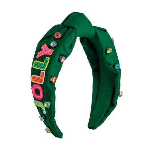 Holiday Beaded Headband