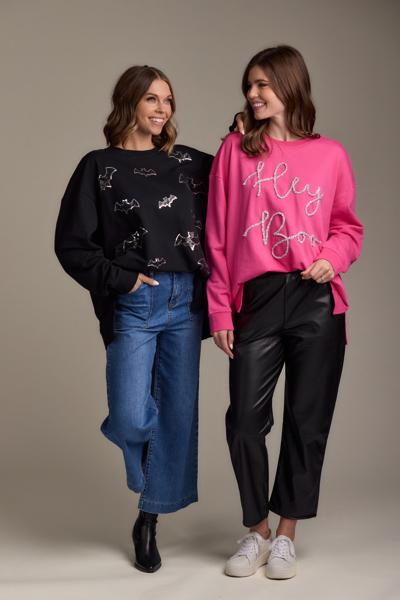 Halloween Sparkle Sweatshirt - Women's