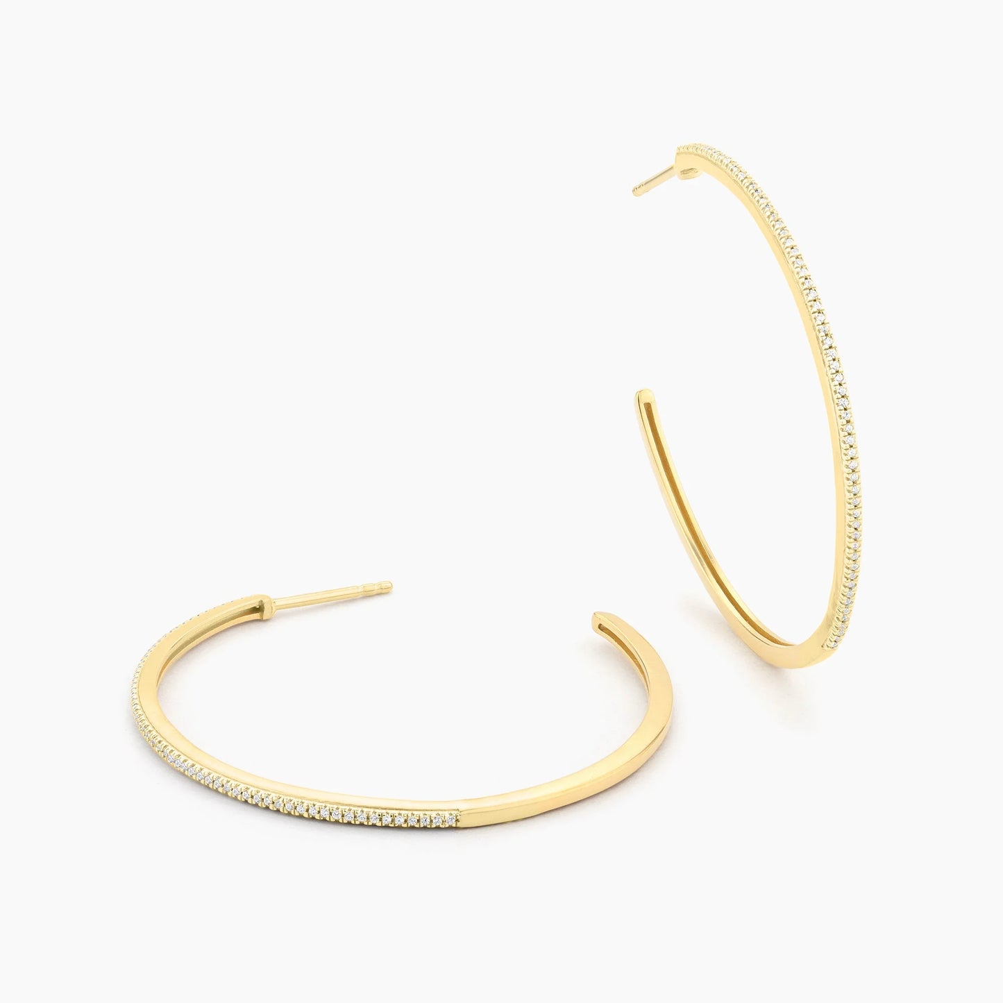 Gold One Havana Night Hoop Earrings