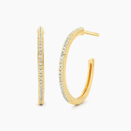 Gold A Hoop Thing Small Hoop Earrings