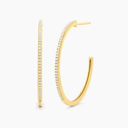Gold A Hoop Thing Medium Hoop Earrings
