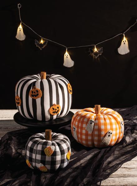Halloween Beaded Icon Pumpkin